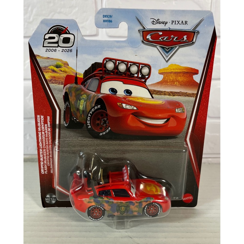 Disney Pixar Cars Cryptid Buster Lightning McQueen Toy OS Red DXV29 HHY86